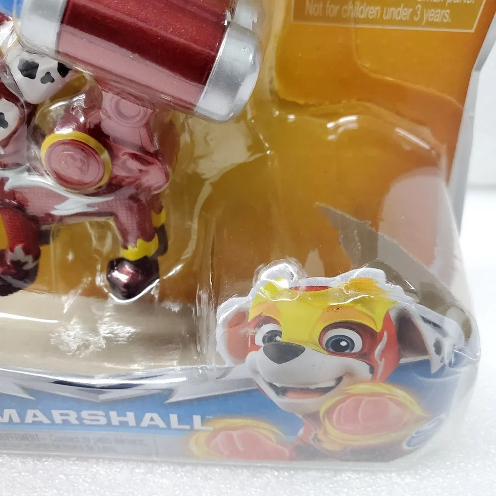 PAW Patrol Mighty Pups Super Paws Marshall Figure Nickelodeon Spin Master 2018